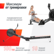 Гребной тренажер UNIX Fit Air Rower-X Black - Интернет магазин тренажеров и спортивных товаров Ural Fitness в Екатеринбурге Урал Фитнес продажа тренажеров беговая дорожка велотренажер эллиптический тренажер теннисный стол электромобиль велосипед батут для детей снегокат санки